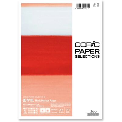 Papel Grossa para Marcadores Copic - A4, Branco Papel Grossa para Marcadores Copic - A4, Branco