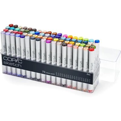 Copic Sketch D Szett - 72 szín - Alkoholos marker Copic Sketch D Szett - 72 szín - Alkoholos marker