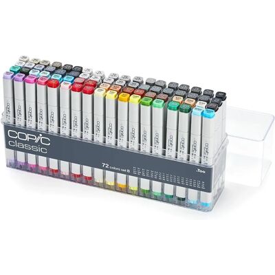 Copic Marker B Set - 72 colors - Alcohol-based marker - OZ-CM72SB Copic Marker B Set - 72 colors - Alcohol-based marker - OZ-CM72SB