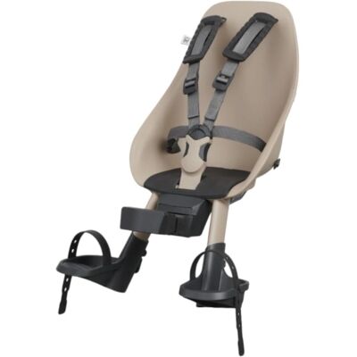 Urban Iki Kinderfietsstoel - Inaho Beige/Zwart - Vooraanzit Urban Iki Kinderfietsstoel - Inaho Beige/Zwart - Vooraanzit