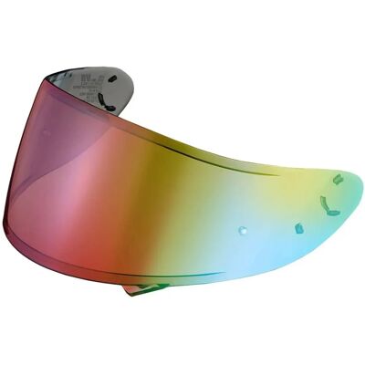 Visière Shoei CWR-1 Fire Orange Arc-en-ciel - Visor - Publicité Visière Shoei CWR-1 Fire Orange Arc-en-ciel - Visor - Publicité