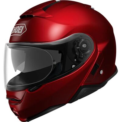 Shoei Neotec II - Casco Modulare, Rosso, Leggero Shoei Neotec II - Casco Modulare, Rosso, Leggero