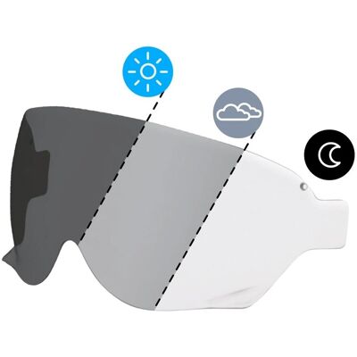 Shoei CJ-3 Photokromatisches Helmsvisier - Lichtempfindlich, Automatisch Abdunkelnd Shoei CJ-3 Photokromatisches Helmsvisier - Lichtempfindlich, Automatisch Abdunkelnd