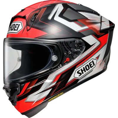 Shoei X-SPR Pro Escalate TC1 Full Face Helmet - Red Shoei X-SPR Pro Escalate TC1 Full Face Helmet - Red