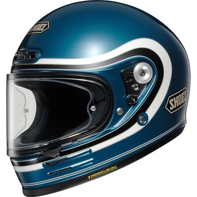 Shoei - Glamster 06 Bivouac TC2 Blue Motorcycle Helmet - Neo-Classic ECE 22/06 Shoei - Glamster 06 Bivouac TC2 Blue Motorcycle Helmet - Neo-Classic ECE 22/06