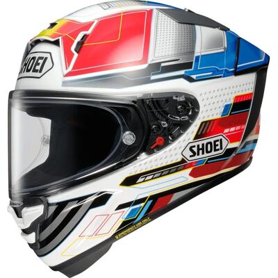 Shoei X-SPR Pro Proxy TC10 Helmet - Impact-Absorbing, Aerodynamic, White Shoei X-SPR Pro Proxy TC10 Helmet - Impact-Absorbing, Aerodynamic, White