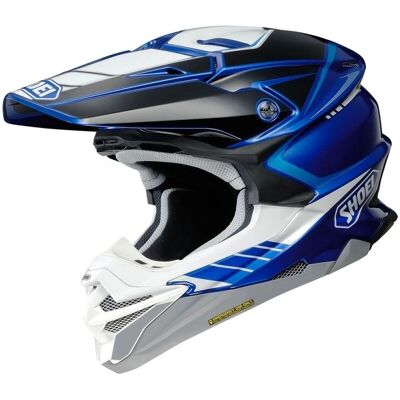 Casco Shoei VFX-WR 06 Jammer Blu / Nero / Bianco - Motocross Casco Shoei VFX-WR 06 Jammer Blu / Nero / Bianco - Motocross
