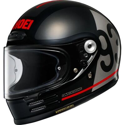 Casque Moto Shoei Glamster 06 MM93 Classique - Noir-Rouge Casque Moto Shoei Glamster 06 MM93 Classique - Noir-Rouge