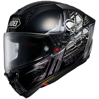 Shoei X-SPR Pro Crosslogo TC5 Full Face Helmet - Grey Racing Shoei X-SPR Pro Crosslogo TC5 Full Face Helmet - Grey Racing