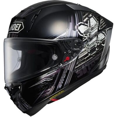 Shoei X-SPR Pro Crosslogo TC5 Helmet - Impact-Absorbing, Aerodynamic, Lightweight Shoei X-SPR Pro Crosslogo TC5 Helmet - Impact-Absorbing, Aerodynamic, Lightweight