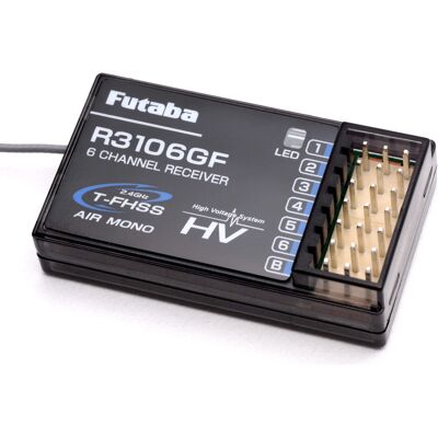 Futaba R3106GF 6-kanálový T-FHSS přijímač - RC model příslušenství Futaba R3106GF 6-kanálový T-FHSS přijímač - RC model příslušenství