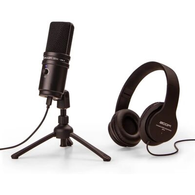Zoom ZUM-2PMP Hochauflösender USB-Podcast-Mikrofon mit Kopfhörer Zoom ZUM-2PMP Hochauflösender USB-Podcast-Mikrofon mit Kopfhörer