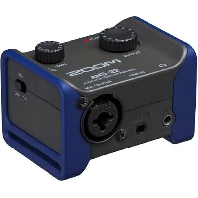 Zoom AMS-22 - Interfaz de audio con 2 entradas / 2 salidas - USB-C Micrófono Zoom AMS-22 - Interfaz de audio con 2 entradas / 2 salidas - USB-C Micrófono