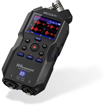 Enregistreur portable Zoom H4 Essential - 4 pistes 32 bits flottants - Publicité Enregistreur portable Zoom H4 Essential - 4 pistes 32 bits flottants - Publicité