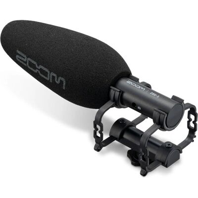 Zoom ZSG-1 Microfoon - Supercardioïde - 50Hz-20kHz - Zwart - Microfoon Zoom ZSG-1 Microfoon - Supercardioïde - 50Hz-20kHz - Zwart - Microfoon