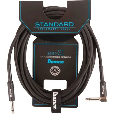 Ibanez SI20L Black 6m Straight - Instrument Cable Ibanez SI20L Black 6m Straight - Instrument Cable