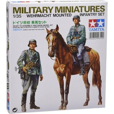 TAMIYA Tysk arméofficer ridande 1/35 - Plastmodell TAMIYA Tysk arméofficer ridande 1/35 - Plastmodell