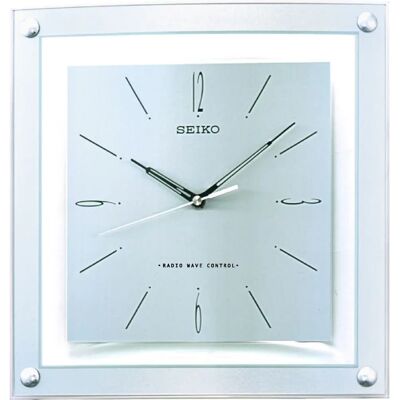 Seiko QXR205S - Radio Wanduhren - Weiß Seiko QXR205S - Radio Wanduhren - Weiß