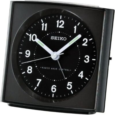 Seiko QHR022K Sveglia Analogica Unisex - Nero Seiko QHR022K Sveglia Analogica Unisex - Nero