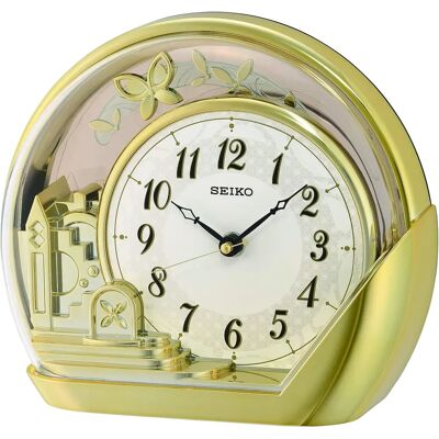 Orologio da tavolo dorato Seiko QXN232G - Orologio Orologio da tavolo dorato Seiko QXN232G - Orologio