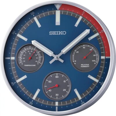 Horloge Murale Colorée SEIKO - Quartz, 33cm, Aiguilles Lumineuses - Horloge Murale Horloge Murale Colorée SEIKO - Quartz, 33cm, Aiguilles Lumineuses - Horloge Murale