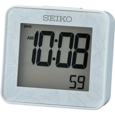 SEIKO Wecker - Lichtblauw - Digitaal, Verlichting, Slaapstand, Kalender SEIKO Wecker - Lichtblauw - Digitaal, Verlichting, Slaapstand, Kalender