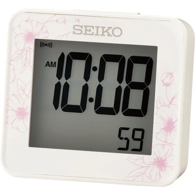 SEIKO Sveglia Digitale Rosa - Allarme, Illuminazione, Snooze SEIKO Sveglia Digitale Rosa - Allarme, Illuminazione, Snooze