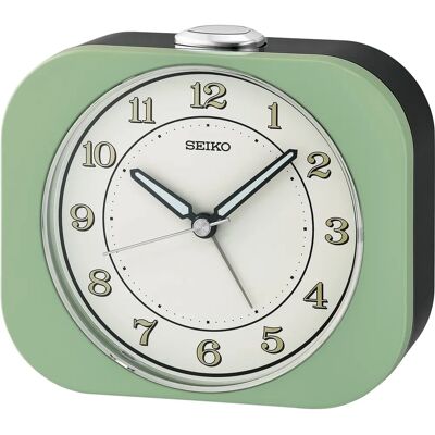Réveil Seiko QHE195M vert - Type de chevet Réveil Seiko QHE195M vert - Type de chevet
