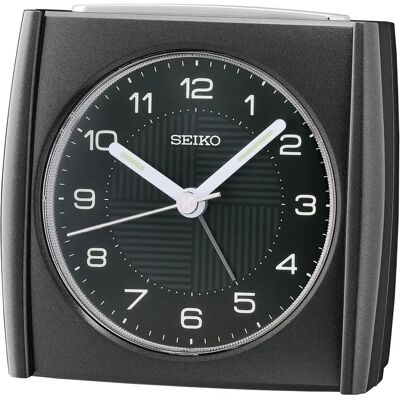 Sveglia al quarzo SEIKO - Nero - Regalo per camera da letto Sveglia al quarzo SEIKO - Nero - Regalo per camera da letto
