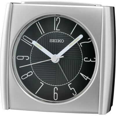 Réveil rétro argenté et noir SEIKO - Réveil Réveil rétro argenté et noir SEIKO - Réveil