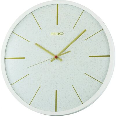 Orologio da Parete SEIKO - Bianco - Diametro 33cm - Quarzo - Soggiorno Orologio da Parete SEIKO - Bianco - Diametro 33cm - Quarzo - Soggiorno