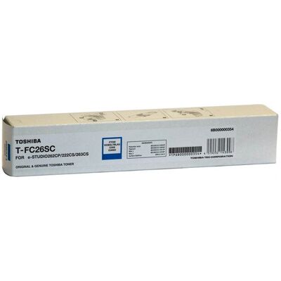 Toshiba T-FC26SC Cyan Toner - Tonerpatrone Toshiba T-FC26SC Cyan Toner - Tonerpatrone