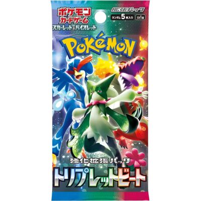 Pokemon - TCG Scarlet And Violet Triplet Beat Booster Box 30 Pcs - Sammelkarten Pokemon - TCG Scarlet And Violet Triplet Beat Booster Box 30 Pcs - Sammelkarten