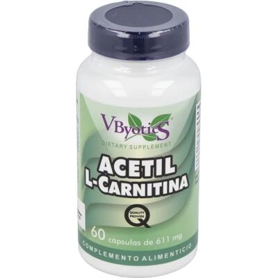 Vbyotics Acetil L-Carnitina 60 cápsulas - Suplemento alimenticio Vbyotics Acetil L-Carnitina 60 cápsulas - Suplemento alimenticio
