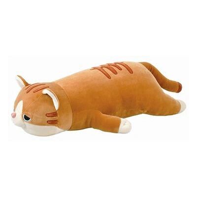 Nemu Nemu Animals - Mugi Chat Marron L 54cm - Peluche - Publicité Nemu Nemu Animals - Mugi Chat Marron L 54cm - Peluche - Publicité
