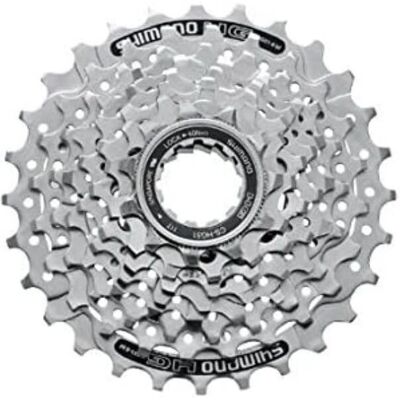 Shimano HG50 8-växlad racercykelkassett - Silver - 12-25T Shimano HG50 8-växlad racercykelkassett - Silver - 12-25T