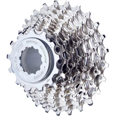 Shimano HG50 9-speed wegcassette - 13-25 zilvergrijs Shimano HG50 9-speed wegcassette - 13-25 zilvergrijs
