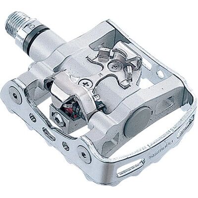 Shimano M324 Fahrradpedale - Silber, Vielseitig SPD & Flach, 2 Stk. Shimano M324 Fahrradpedale - Silber, Vielseitig SPD & Flach, 2 Stk.