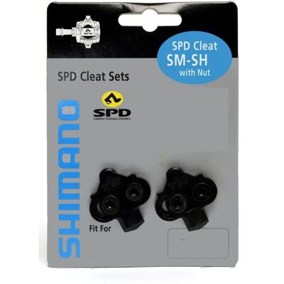 Shimano SH51 Preto Pedal Cleats SPD MTB - Liberação Simples Shimano SH51 Preto Pedal Cleats SPD MTB - Liberação Simples
