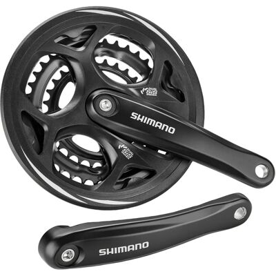 Shimano Altus M311 Chainset - Black - 175mm - 48/38/28T - Off Road Gear Shimano Altus M311 Chainset - Black - 175mm - 48/38/28T - Off Road Gear