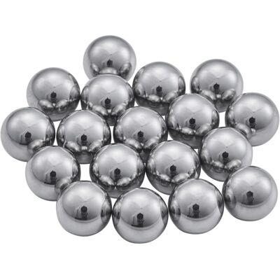 Conjunto de 18 esferas de aço inoxidável SHIMANO - 1/4 polegada Conjunto de 18 esferas de aço inoxidável SHIMANO - 1/4 polegada