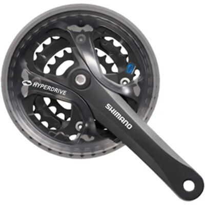 Shimano Acera 7/8-Speed Vierkant Crankset - Zwart Shimano Acera 7/8-Speed Vierkant Crankset - Zwart
