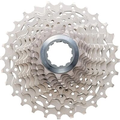 Shimano Ultegra 6700 10-speed cassette - 12-25 zilver grijs - cassette Shimano Ultegra 6700 10-speed cassette - 12-25 zilver grijs - cassette