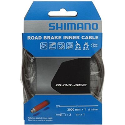 Shimano Dura Ace 9000 Kerékpár fékkábel polimér bevonattal - Ezüst Shimano Dura Ace 9000 Kerékpár fékkábel polimér bevonattal - Ezüst
