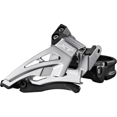 Shimano Deore XT M8025 Front Derailleur - L - Double-Down Pull Grey Shimano Deore XT M8025 Front Derailleur - L - Double-Down Pull Grey