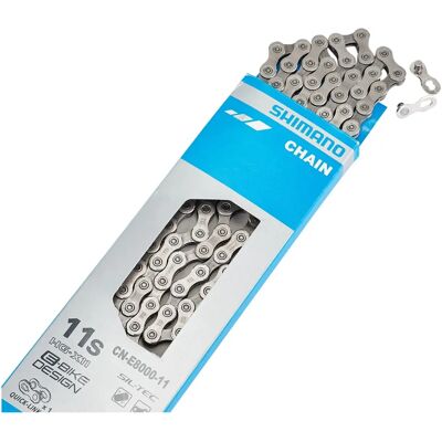 Shimano CN-E8000 E-Bike Chain - 11 Speed - Silver Shimano CN-E8000 E-Bike Chain - 11 Speed - Silver