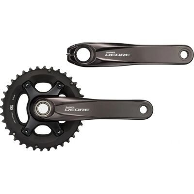 Shimano Deore M6000 10-biegowa trójpiastowa korba - Czarna Shimano Deore M6000 10-biegowa trójpiastowa korba - Czarna