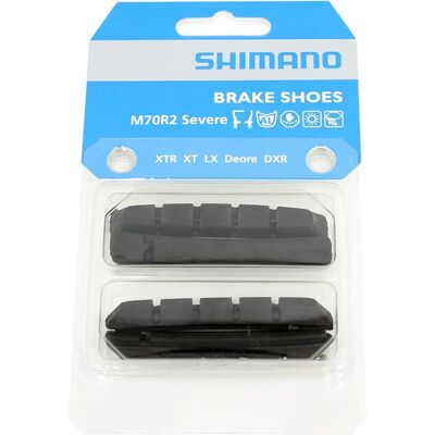 Shimano M70R2 Brake Shoes - Offroad, 70mm, Pack of 2 Shimano M70R2 Brake Shoes - Offroad, 70mm, Pack of 2