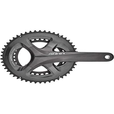 Pédalier Shimano R3000 Sora 2x9 Vitesses - Noir - Publicité Pédalier Shimano R3000 Sora 2x9 Vitesses - Noir - Publicité
