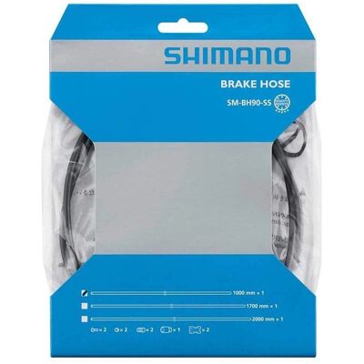 Tubo freno disco Shimano M9000 M9020 M8000 - Nero 2000mm Tubo freno disco Shimano M9000 M9020 M8000 - Nero 2000mm